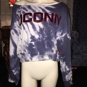 NWT - Pink by VS - Univ. Conn. Blue Blouse…